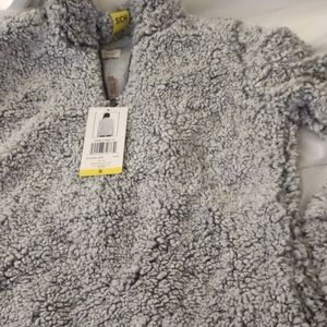 Cute gray fuzzy jacket